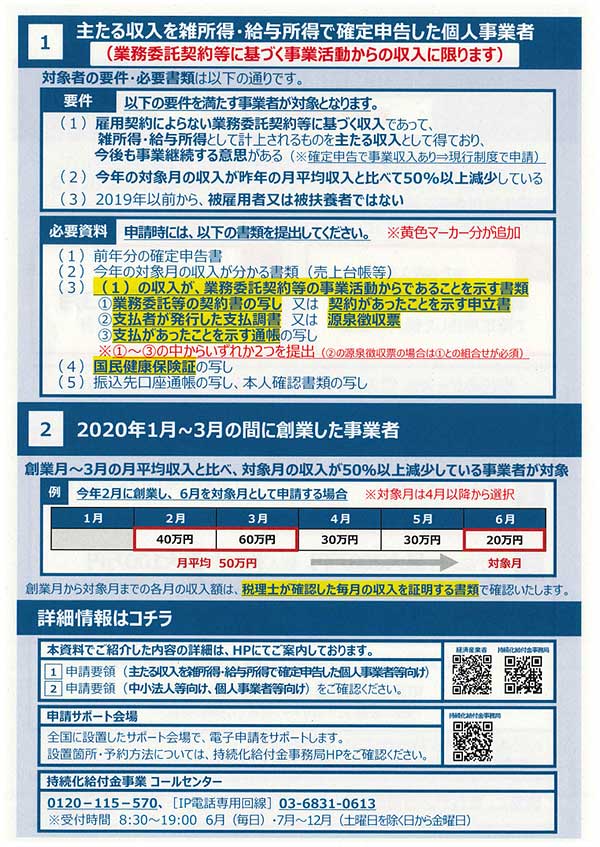 いつまで 持続 化 給付 金 持続化給付金おさらいをしましょう！Part1 ～まだ申請されていない方はお早めに～